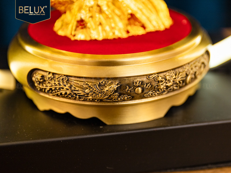 Mai Khai Lộc mạ vàng 24k&nbsp;30x13x31cm